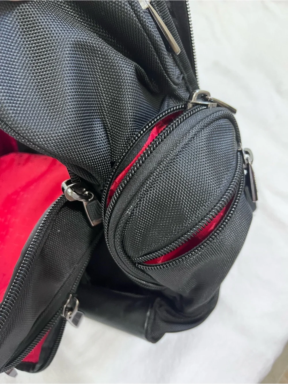 Black Travel & Tech Backpack for Men